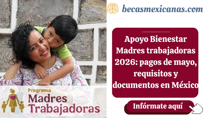 Apoyo Bienestar Madres trabajadoras 2026: pagos de mayo, requisitos y documentos en México
